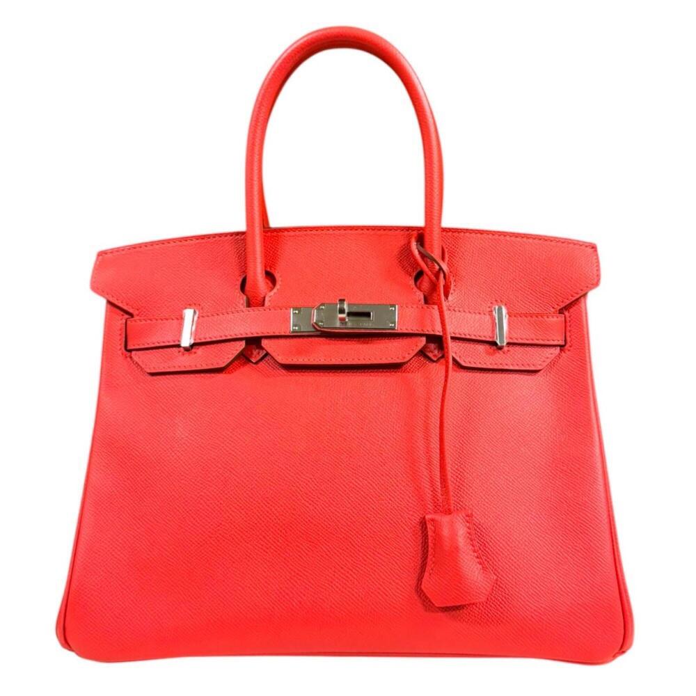 Hermes Birkin 30 Handbag, Veau Epsom Leather, Pink, Women's HERMES